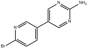 2-Bromo-5-(2-amino-5-pyrimidyl)pyridine Struktur