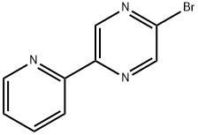 2-Bromo-5-(2-pyridyl)pyrazine Struktur