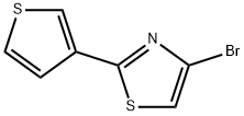 4-Bromo-2-(3-thienyl)thiazole Struktur