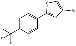 4-Bromo-2-(4-trifluoromethylphenyl)thiazole Struktur