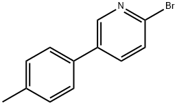 2-Bromo-5-(4-tolyl)pyridine Struktur