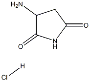 3-aminopyrrolidine-2,5-dione hydrochloride Struktur