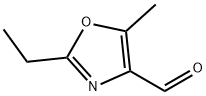 2-ethyl-5-methyloxazole-4-carbaldehyde Struktur