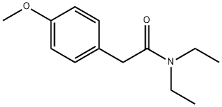 N,N-diethyl-2-(4-methoxyphenyl)acetamide Struktur