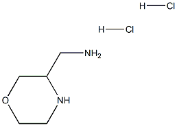 morpholin-3-ylmethanamine dihydrochloride Struktur