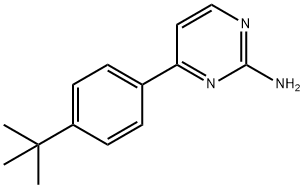 2-Amino-6-(4-tert-butylphenyl)pyrimidine Struktur