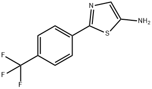 5-Amino-2-(4-trifluoromethylphenyl)thiazole Struktur