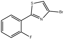 4-Bromo-2-(2-fluorophenyl)thiazole Struktur