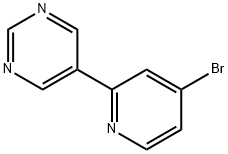 4-Bromo-2-(5-pyrimidyl)pyridine Struktur