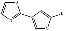 2-Bromo-4-(2-thiazolyl)thiophene Struktur