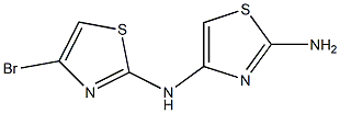 4-Bromo-2-(2-amino-4-thiazolylamino)thiazole Struktur