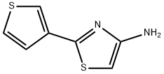 4-Amino-2-(3-thienyl)thiazole Struktur