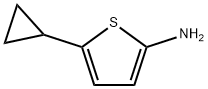 2-Amino-5-(cyclopropyl)thiophene Struktur