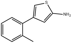 2-Amino-4-(2-tolyl)thiophene Struktur