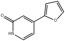 2-Hydroxy-4-(2-furyl)pyridine Struktur