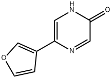 5-(3-Furyl)-2-hydroxypyrazine Struktur