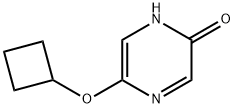 2-Hydroxy-5-(cyclobutoxy)pyrazine Struktur