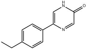 2-Hydroxy-5-(4-ethylphenyl)pyrazine Structure