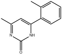 2-Hydroxy-6-(2-tolyl)-4-methylpyrimidine Struktur