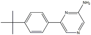 2-Amino-6-(4-tert-butylphenyl)pyrazine Struktur