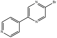 2-Bromo-5-(4-pyridyl)pyrazine Struktur