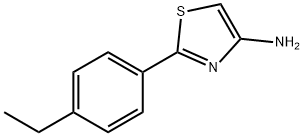 4-Amino-2-(4-ethylphenyl)thiazole Struktur