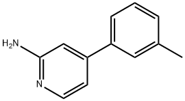 4-(3-METHYLPHENYL)PYRIDIN-2-AMINE Struktur