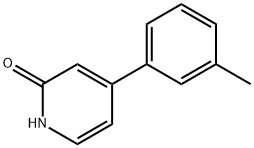 2-Hydroxy-4-(3-tolyl)pyridine Struktur