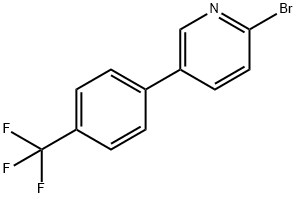 2-Bromo-5-(4-trifluoromethylphenyl)pyridine Struktur