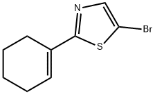 5-Bromo-2-(cyclohexenyl)thiazole Struktur