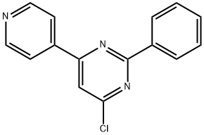 4-Chloro-2-phenyl-6-(4-pyridyl)pyrimidine Struktur