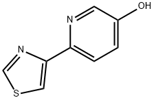 3-Hydroxy-6-(thiazol-4-yl)pyridine Struktur