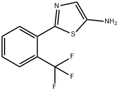 5-Amino-2-(2-trifluoromethylphenyl)thiazole Struktur