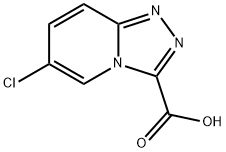 6-Chloro-[1,2,4]triazolo[4,3-a]pyridine-3-carboxylic acid Struktur