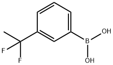 [3-(1,1-difluoroethyl)phenyl]boronic acid Struktur