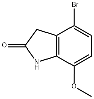 4-bromo-7-methoxyindolin-2-one Struktur