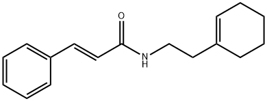 N-[2-(1-cyclohexen-1-yl)ethyl]-3-phenylacrylamide Struktur