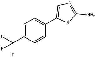 2-Amino-5-(4-trifluoromethylphenyl)thiazole Struktur