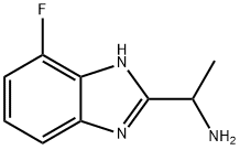 1-(7-fluoro-1H-1,3-benzodiazol-2-yl)ethan-1-amine Struktur