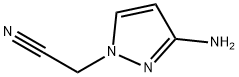 (3-Amino-pyrazol-1-yl)-acetonitrile Struktur