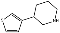 3-(THIOPHEN-3-YL)PIPERIDINE Struktur