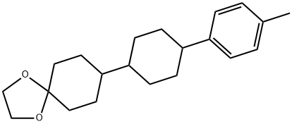 8-[4-(4-methylphenyl)cyclohexyl]-1,4-Dioxaspiro[4.5]decane Struktur