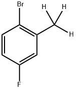 4-Fluoro-2-(methyl-d3)-bromobenzene Struktur