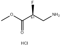 methyl (2S)-3-amino-2-fluoropropanoate hydrochloride Struktur