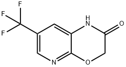 7-Trifluoromethyl-1H-pyrido[2,3-b][1,4]oxazin-2-one Struktur