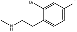 [2-(2-bromo-4-fluorophenyl)ethyl](methyl)amine Struktur