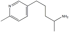 5-(6-methyl-3-pyridyl)pentan-2-amine Struktur