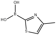 Boronic acid, B-(4-methyl-2-thiazolyl)- Struktur