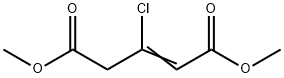 1,5-dimethyl (2Z)-3-chloropent-2-enedioate Struktur