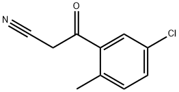 3-(5-Chloro-2-methylphenyl)-3-oxopropanenitrile Struktur